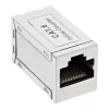 InLine Cat.6 adaptér, tienený, kov, 2x RJ45 F/F, 1:1
