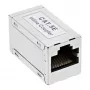 InLine Cat.5e adaptér, úplne tienený, kov, 2x RJ45 F/F, 1:1