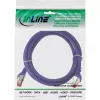 InLine patch kábel S/FTP PiMF Cat.6 250MHz PVC meď fialový 0,25m