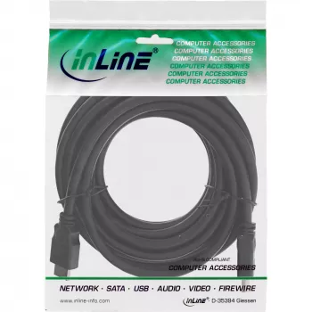 HDMI kábel High Speed InLine 17603E 3m konektor samec/konektor samec čierny