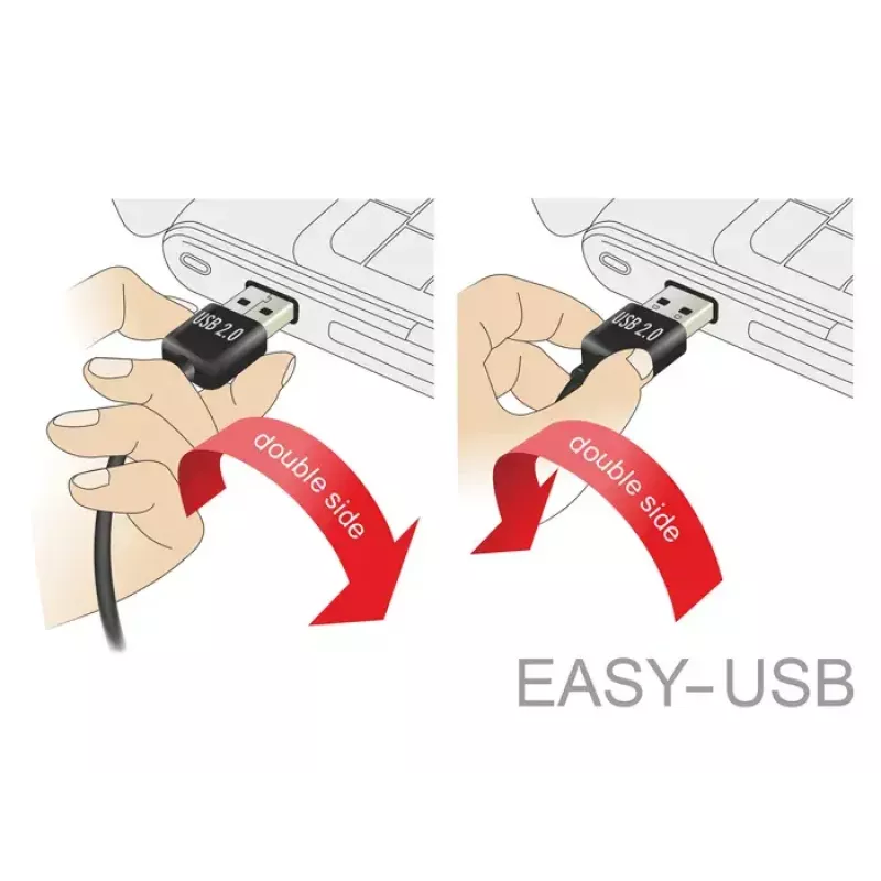 USB kábel DeLOCK 83846 USB 2.0 1 m USB A Micro-USB B čierny