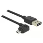 USB kábel DeLOCK 83846 USB 2.0 1 m USB A Micro-USB B čierny