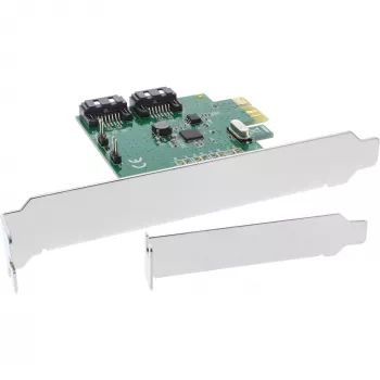 InLine rozširujúca karta 2 porty SATA 6Gb/s x1 PCIe 2.0 RAID 0 / 1 / SPAN