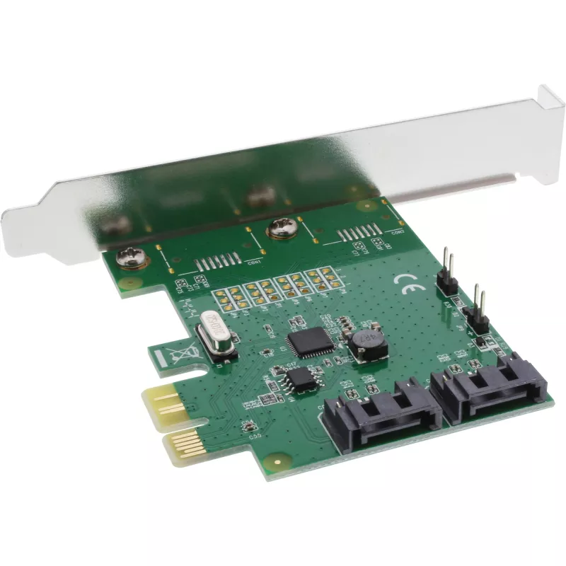 InLine rozširujúca karta 2 porty SATA 6Gb/s x1 PCIe 2.0 RAID 0 / 1 / SPAN