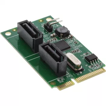 InLine Mini-PCIe 2.0 karta 2x SATA 6Gb/s RAID 0 / 1 / SPAN