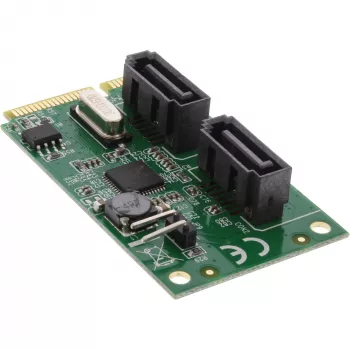 InLine Mini-PCIe 2.0 karta 2x SATA 6Gb/s RAID 0 / 1 / SPAN