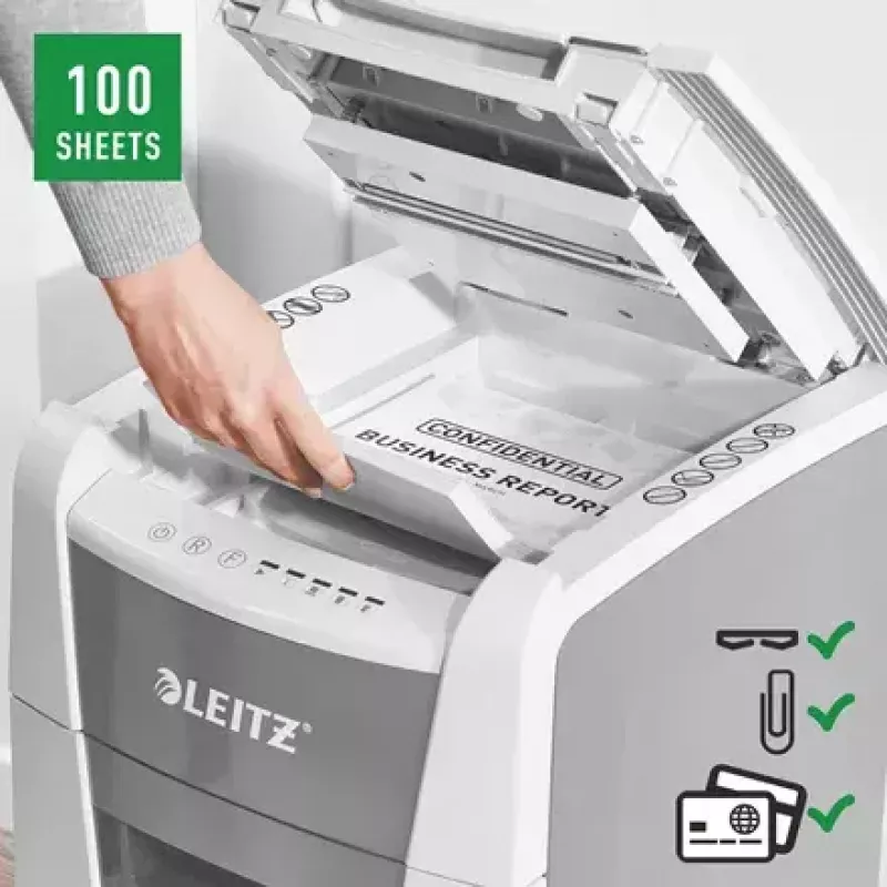 Leitz IQ Autofeed Small Office 100 automatická skartovačka P5