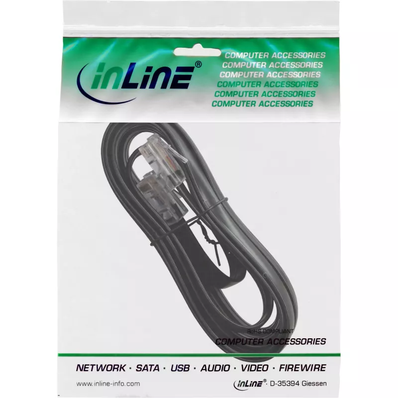 InLine ISDN kábel RJ45 konektor samec / konektor samec 8P8C 5m