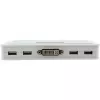 InLine KVM prepínač 4 porty DVI-D + USB + audio vrátane 2 káblových sád