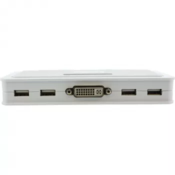 InLine KVM prepínač 4 porty DVI-D + USB + audio vrátane 2 káblových sád