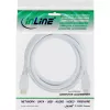 InLine High Speed HDMI kábel s Ethernetom, M/M, biely, pozlátené kontakty, 1,5 m