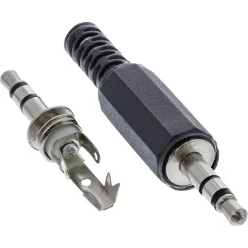 3,5 mm audio stereo konektor samec InLine 99100 spájkovacia verzia