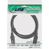 InLine High Speed HDMI otočný kábel, s Eth., AM/AM, čierny, zlaté kont., 3m