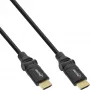 InLine High Speed HDMI otočný kábel, s Eth., AM/AM, čierny, zlaté kont., 2m