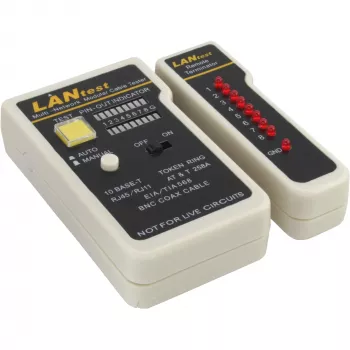 Tester sieťových káblov InLine 79998 pre BNC RJ11 RJ45