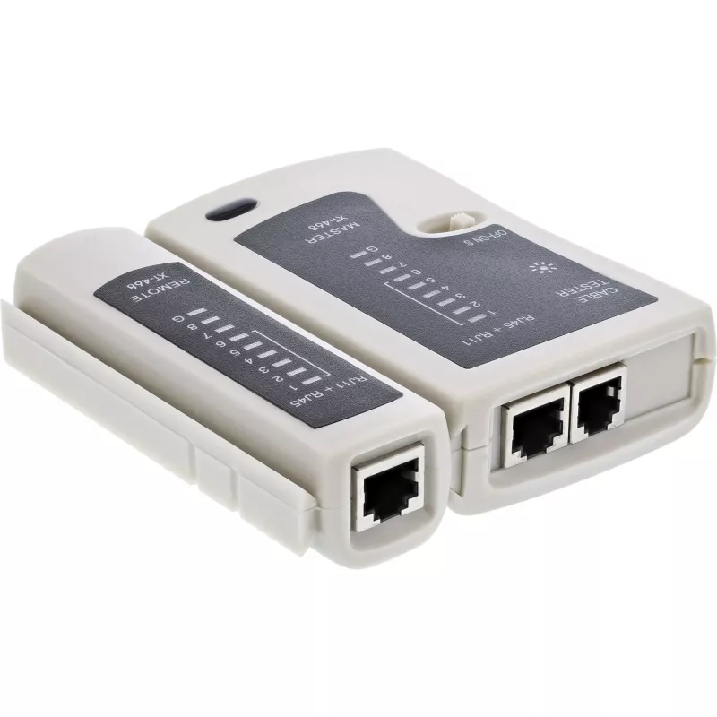 InLine tester pre RJ45 káble a konektory s 9 kontrolnými LED