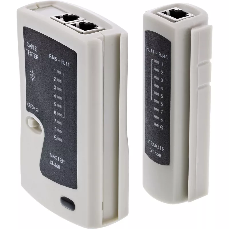 InLine tester pre RJ45 káble a konektory s 9 kontrolnými LED