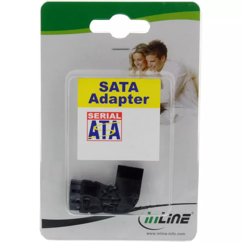 InLine SATA adaptér konektor samec / samica pravouhlý 27700D