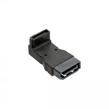 InLine SATA adaptér konektor samec konektor samica zahnutý nadol 27700B