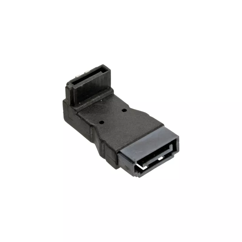 InLine SATA adaptér konektor samec konektor samica zahnutý nadol 27700B