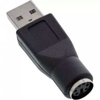 InLine USB adaptér Type-A konektor samec na MD6 konektor samica PS/2 konektor samica