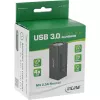 InLine USB 3.0 hub, 4 porty, hliníkové puzdro, s 2,5A napájacím zdrojom