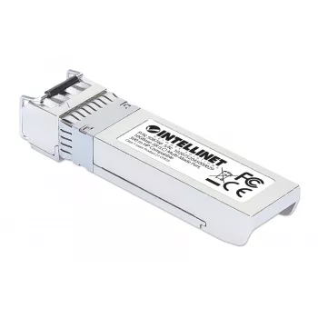 Intellinet transceiver modul optický, 10 Gigabit Fiber SFP+, 10GBase-SR (LC) multimódový port, 300 m, vlnová dĺžka 850 nm, Ethernet, optické vlákno, kompatibilný s HPE, zodpovedá HPE J9150A / J9150D / JD092A / JD092B, záruka tri roky