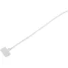InLine káblový viazač s polepom 200mm x 2,5mm 100 ks, biely, 200 mm, 3 mm, 2,5 mm, 109 g, 120 mm