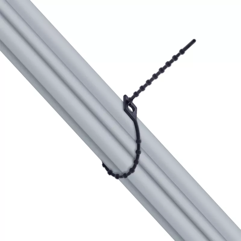 Káblový viazač InLine 150 mm čierny, balenie 100 ks – upevňovacie pásky na káble