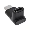 USB 3.2 Gen.2 adaptér InLine 35807 USB-C konektor samec na C konektor samica hore/dole zahnutý
