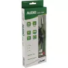 InLine tenký audio kábel pre letecké sedadlo 2x 3,5 mm konektor samec na 1x konektor samica, 2 m