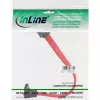 InLine SATA kábel pre 150/300/600 S-ATA pripojenia, zahnutý so západkami, 90°, 0,15 m