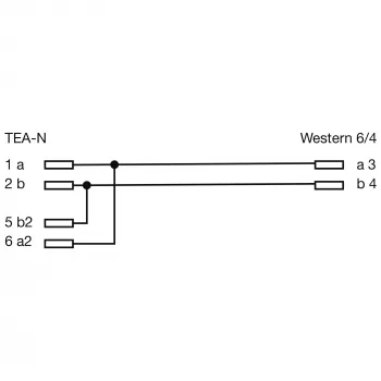 InLine TAE-N kábel TAE-N / RJ11 adaptér 6P2C premostený 3m