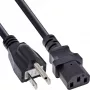 InLine napájací kábel, Japonsko konektor samec na IEC, čierny, 5 m