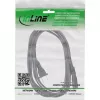 InLine napájací kábel konektor USA / euro 8 konektor samica, 1 m