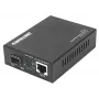 Intellinet Gigabit PoE+ mediálny konvertor, 1 x 1000Base-T RJ45 port na 1 x SFP port, PoE+ injektor