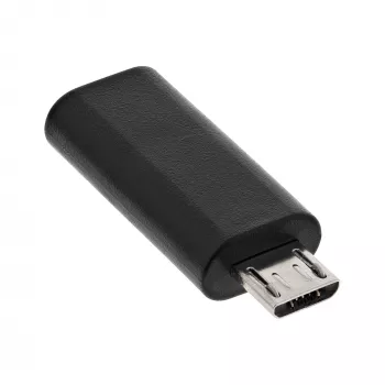 USB 2.0 adaptér InLine 33302I Micro-USB konektor samec na USB-C konektor samica