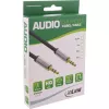 InLine tenký audio kábel 3,5 mm konektor samec / 3,5 mm konektor samec, stereo, 3 m
