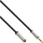 InLine tenký audio kábel 3,5 mm konektor samec / konektor samica stereo 10 m