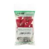 InLine crimp konektor RJ45 8P8C tienený s navliekacou pomôckou a ochranou proti zlomeniu, červený