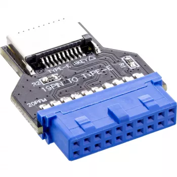 InLine USB 3.0 základná doska na USB 3.2 Type-E Key-A adaptér interný