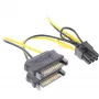 InLine napájací adaptér 2x SATA / 6 pin pre PCIe grafickú kartu 26628B