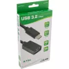 InLine USB 3.2 Gen.1x2 adaptérový kábel, USB-C konektor samec / A konektor samica, čierny, 0,15 m