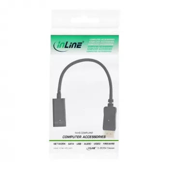 InLine adaptér DisplayPort na HDMI so zvukom 17198E