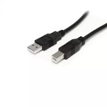 StarTech.com 9 m (30 ft.) aktívny USB 2.0 A-na-B kábel, 9 m, USB A, USB B, USB 2.0, 0,48 Gbit/s, čierny