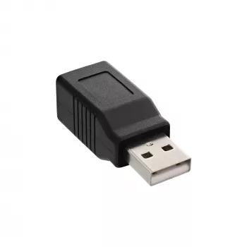 USB 2.0 adaptér Typ A konektor samec / Typ B konektor samica InLine 33443