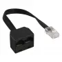 InLine ISDN splitter 1 -> 2, 1x RJ45 M / 2x RJ45 F, (8P8C), bez odporov