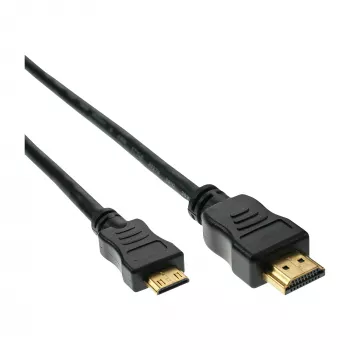 InLine HDMI Mini kábel, High Speed HDMI, AM/CM, pozlátený, 2m