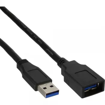 InLine USB 3.2 Gen.1 predlžovací kábel, USB-A samec / samica, čierny, 2,5 m (35625)