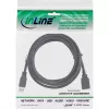 InLine USB 3.2 Gen.1 kábel Type-A samec / Type-A samica, čierny, 0,5 m